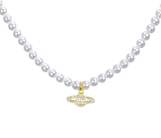 CloveLux™ Space Pearl Necklace