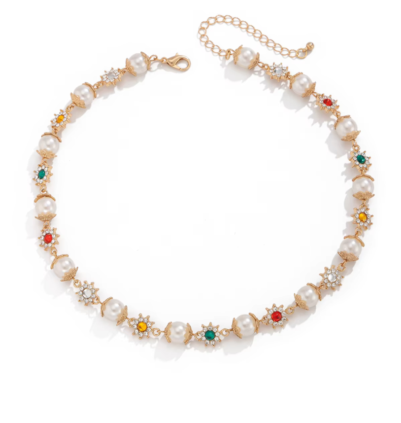 CloveLux™ Pearl Charm Necklace